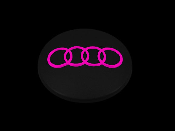 Radkappennaben 8D0601170 Schwarz Matt für Audi