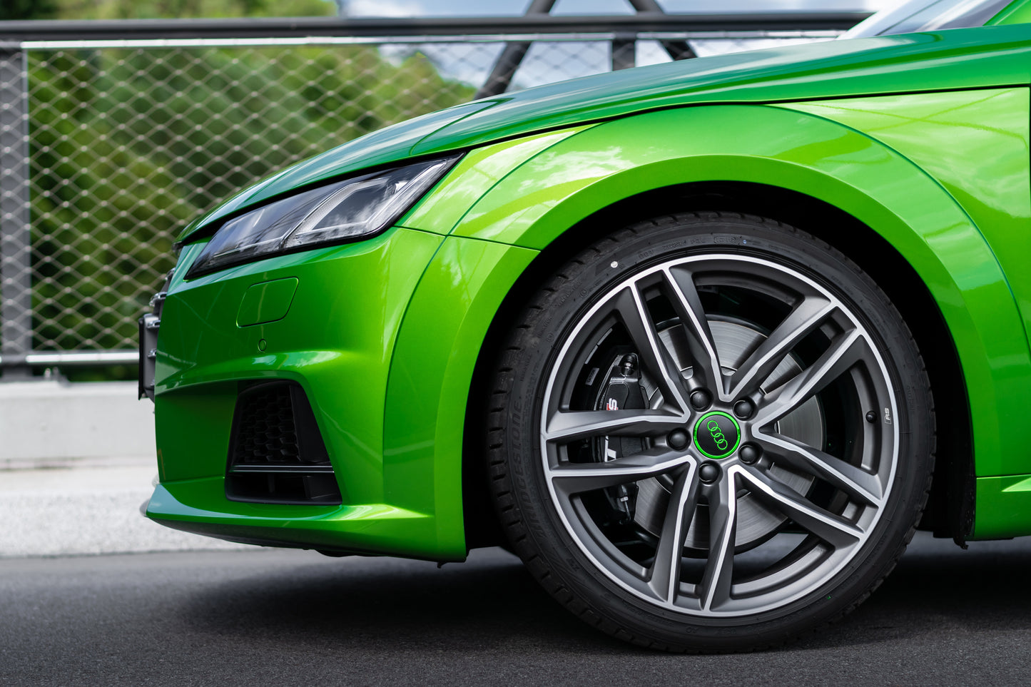 Radkappennaben 18 Zoll Green für Audi