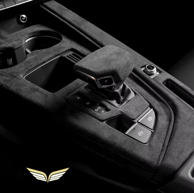 Audi Alcantara Interior Overlay Schwarz Black