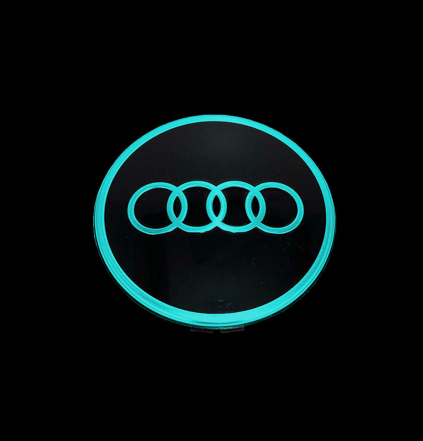 Radkappennaben Türkis 4B0 601 170A Matt für Audi