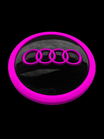 Felgendeckel 69mm Schwarz für Audi