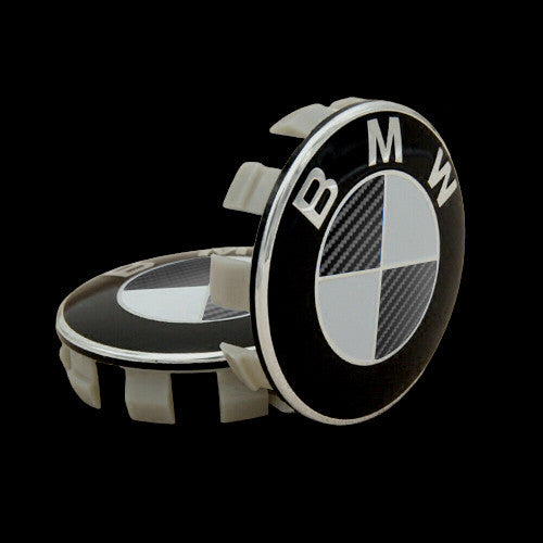 BMW Radkappennaben Carbon Set
