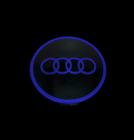 Felgendeckel 4B0601170A 68mm Blau Matt für Audi