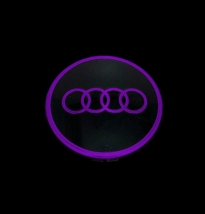 Radkappennaben 68mm Purple für Audi