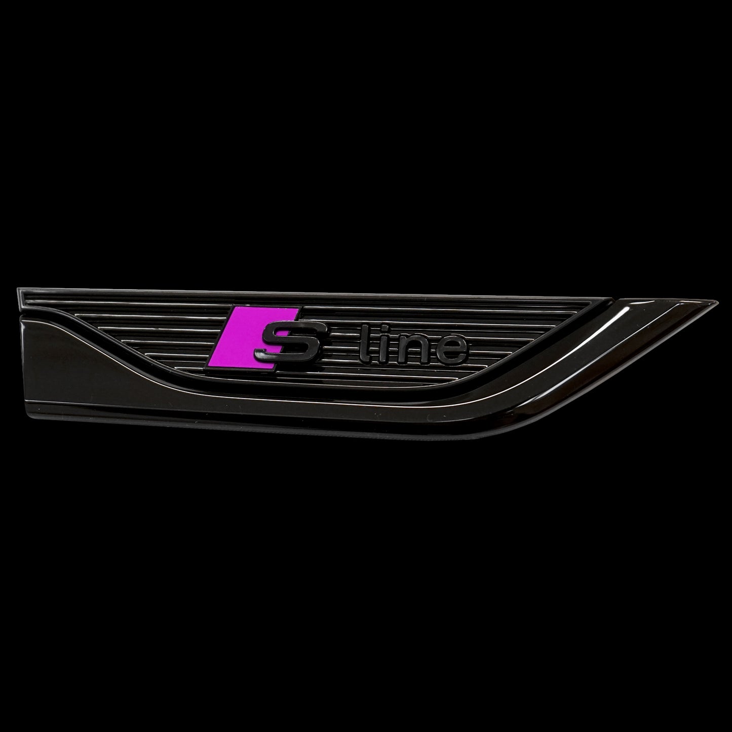 Original Audi A5 8W6071807G Emblem Jelly Pink