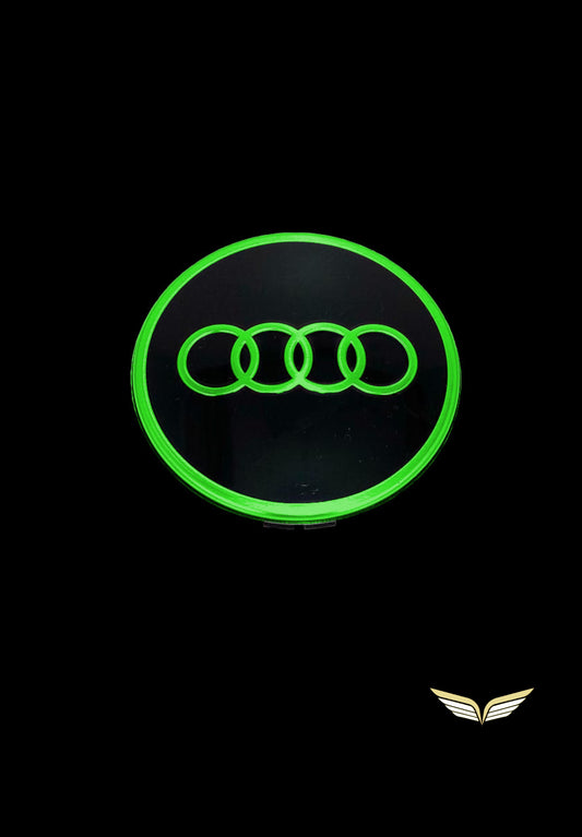 Original Audi Radkappennaben Gruen Venomous Green 4B0601170A