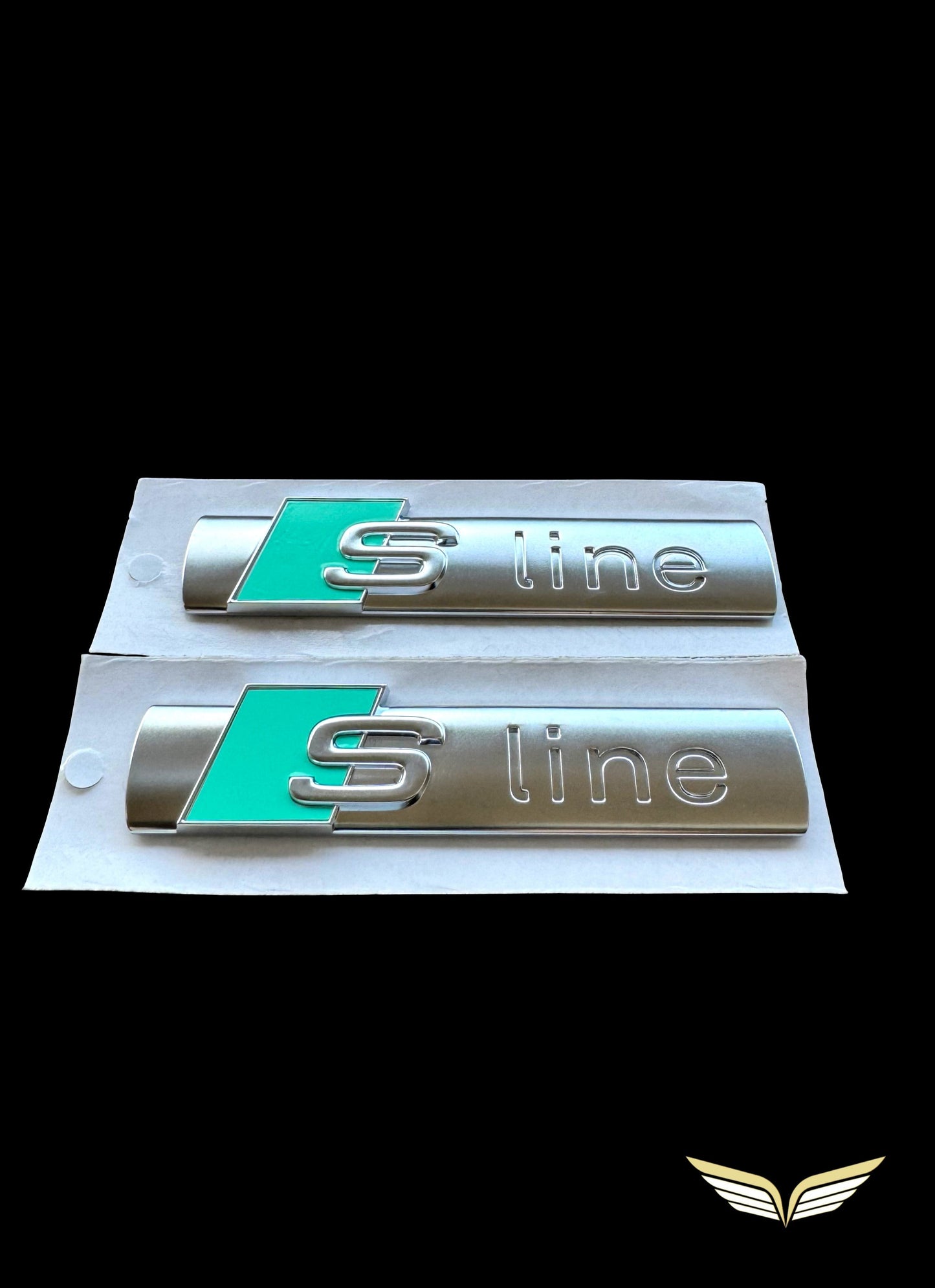 Original Audi_Sline Emblem 8N0 853 601 A Chrom Fresh Mint