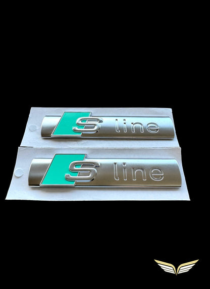 Original Audi_Sline Emblem 8N0 853 601 A Chrom Fresh Mint